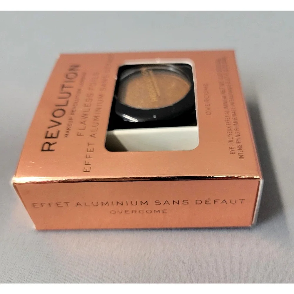 Makeup Revolution London Flawless Foils Eye‎ Shadow Overcome + Primer 0.07oz New